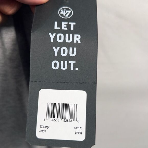 47' Brand NWT Gray Arizona Diamondbacks Logo T-Shirt 0708 - Picture 6 of 8